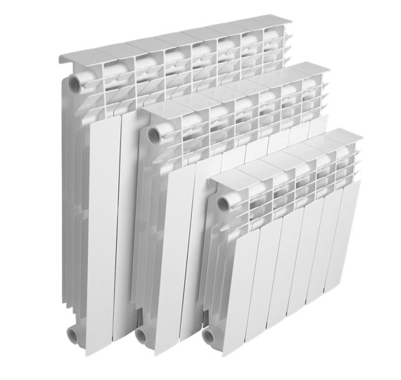 Rayco, radiador modelo NE de aluminio inyectadi